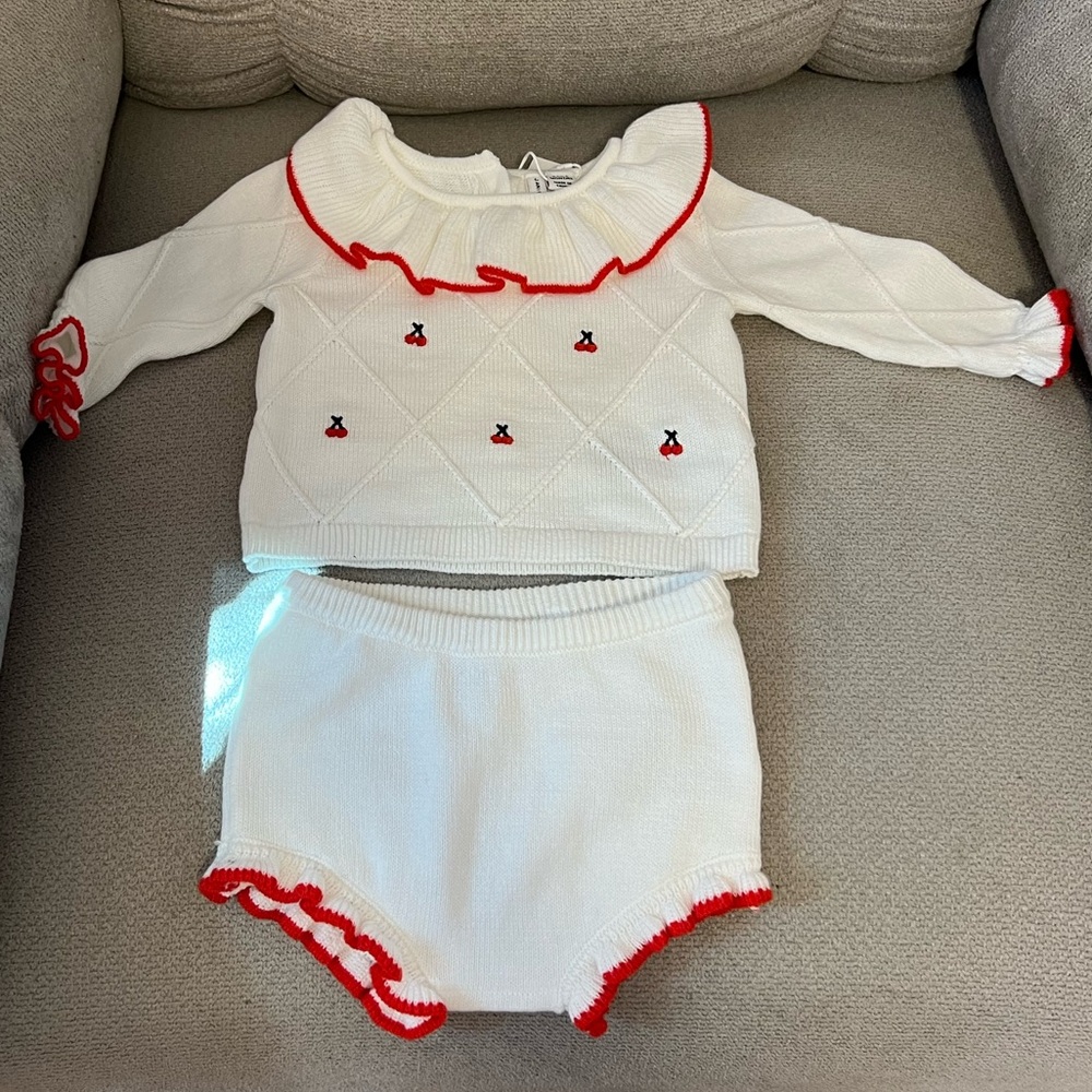 Janie and Jack sweater 2 piece set.
